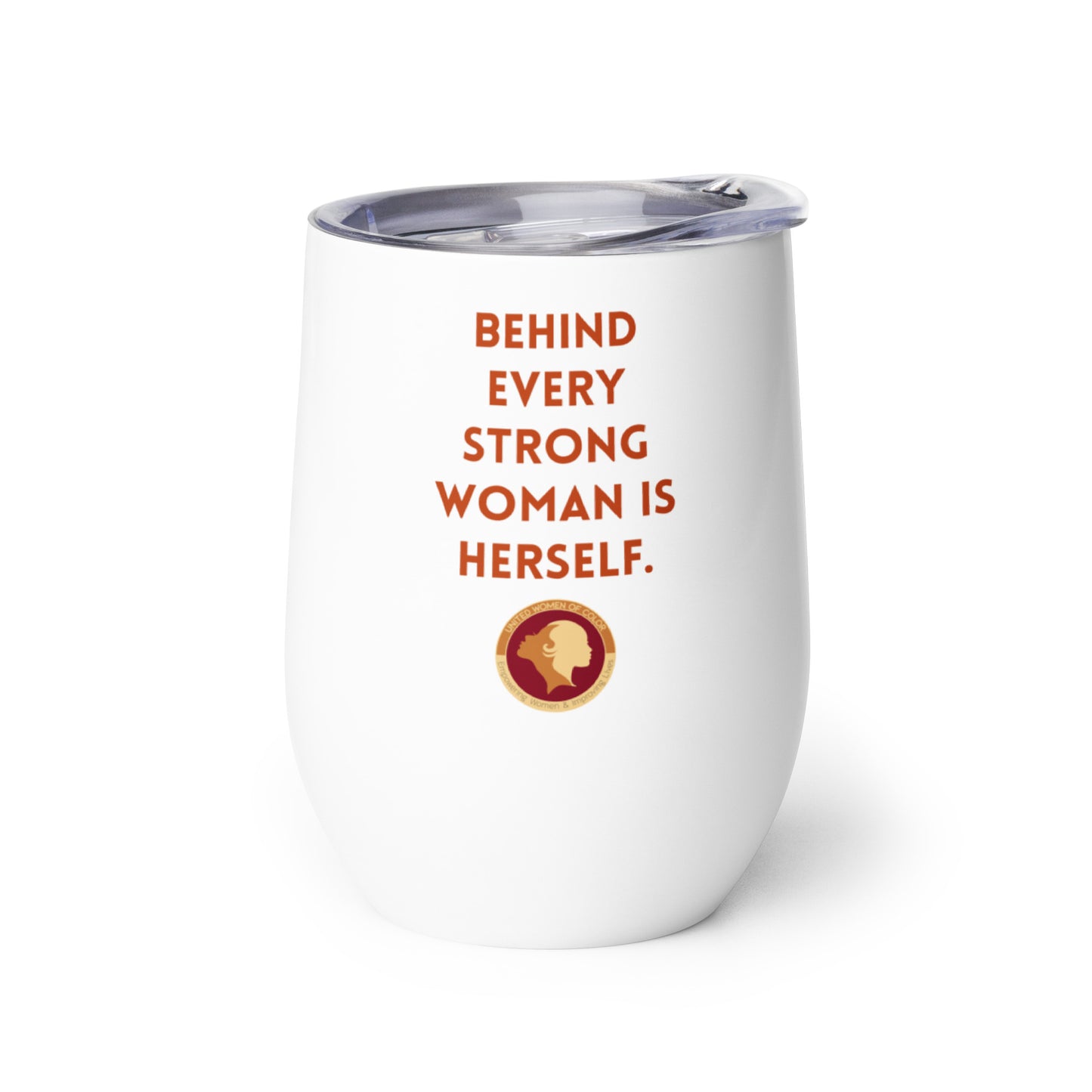 Strong Woman Tumbler - Maroon